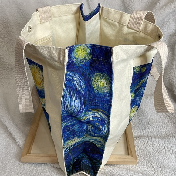 VAN GOGH Canvas Tote Starry Night Canvas Tote - Picture 5 of 7